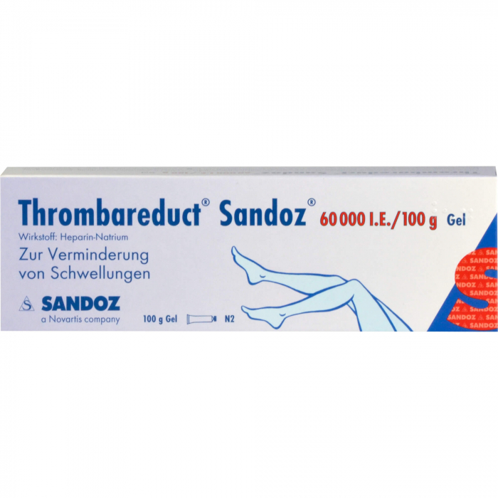 THROMBAREDUCT Sandoz 60.000 I.E. Gel 100 g