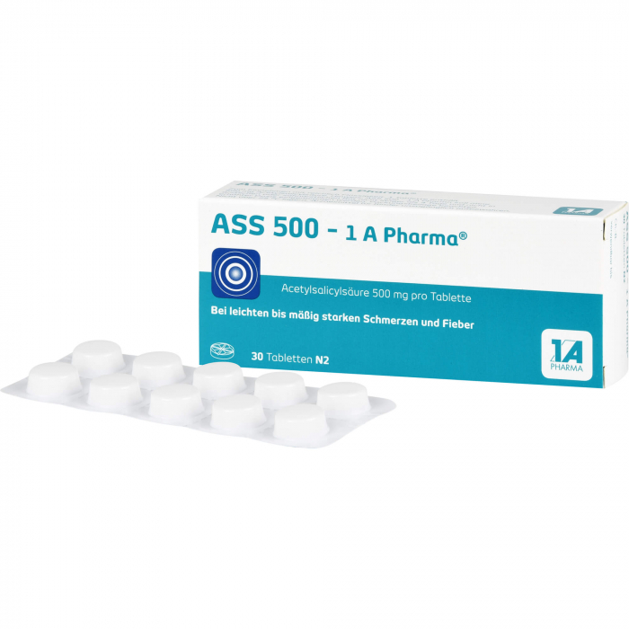 ASS 500-1A Pharma Tabletten 30 St