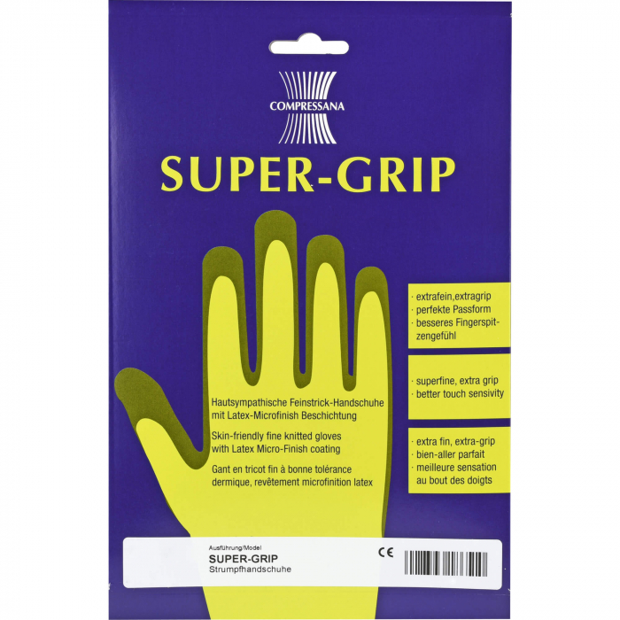COMPRESSANA SUPERGRIP Feinstrick-Handschuh Gr.4 2 St