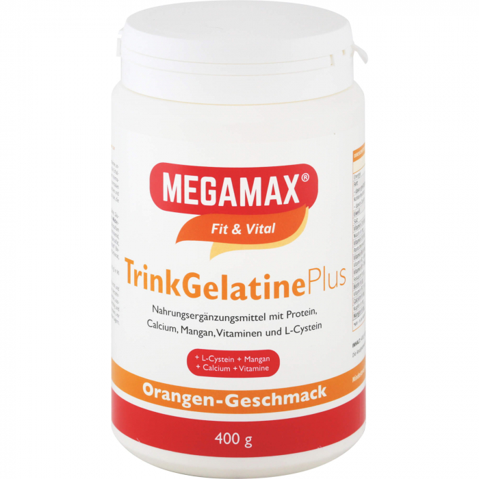 MEGAMAX Trinkgelatine Pulver 400 g