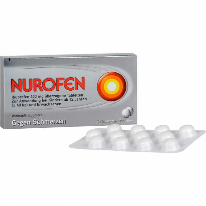 NUROFEN Ibuprofen 400 mg überzogene Tabletten 24 St