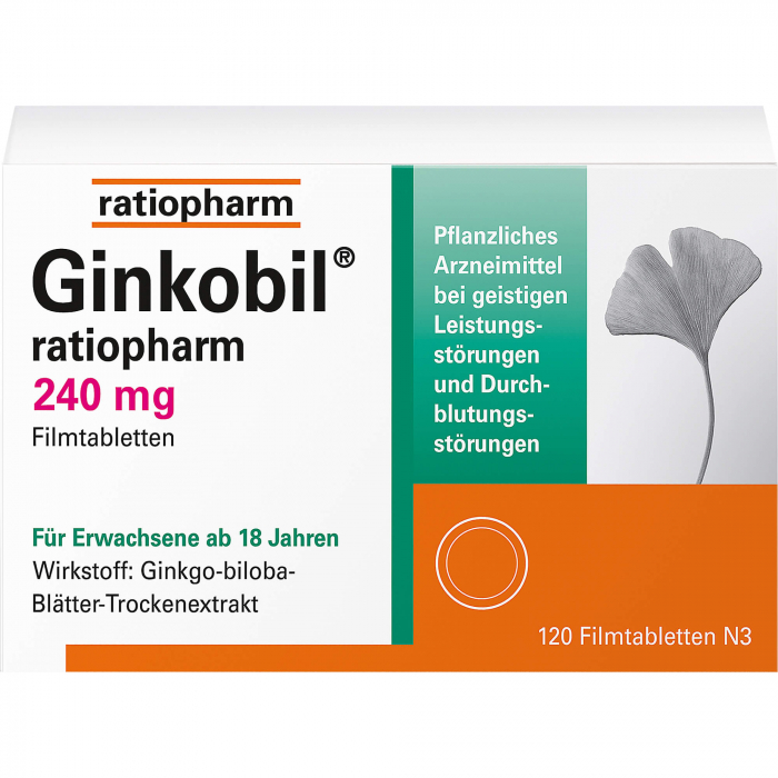 GINKOBIL-ratiopharm 240 mg Filmtabletten 120 St