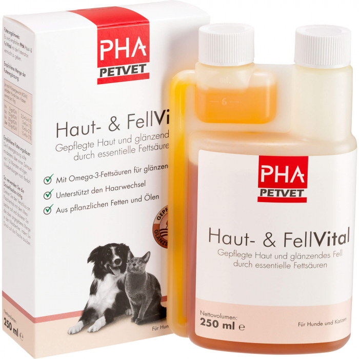 PHA Haut- und FellVital flüssig f.Hunde 250 ml
