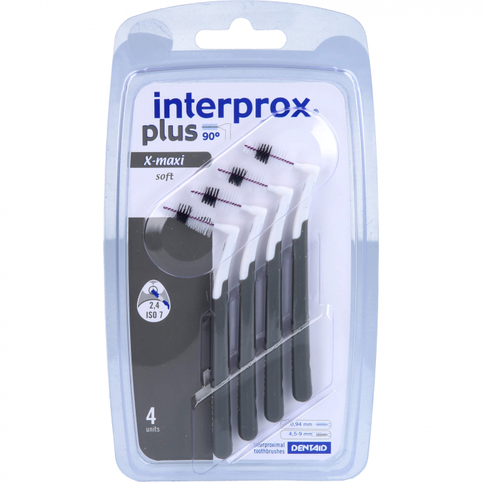 INTERPROX plus x-maxi grau Interdentalbürste 4 St