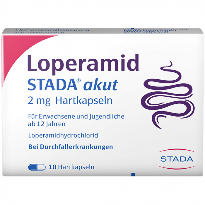 LOPERAMID STADA akut 2 mg Hartkapseln 10 St
