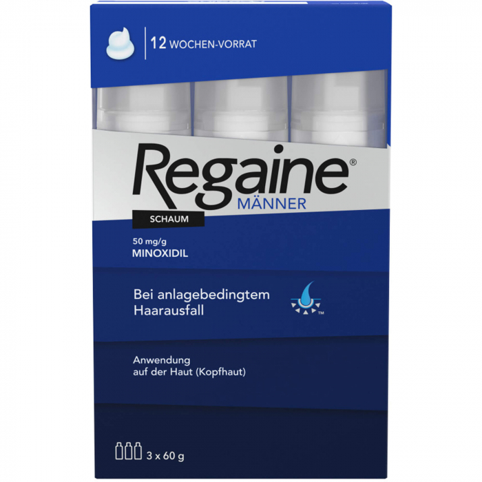 REGAINE Männer Schaum 50 mg/g 3X60 ml