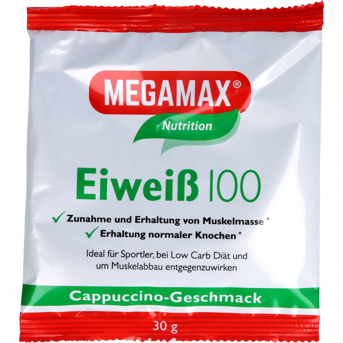 EIWEISS 100 Cappuccino Megamax Pulver 30 g