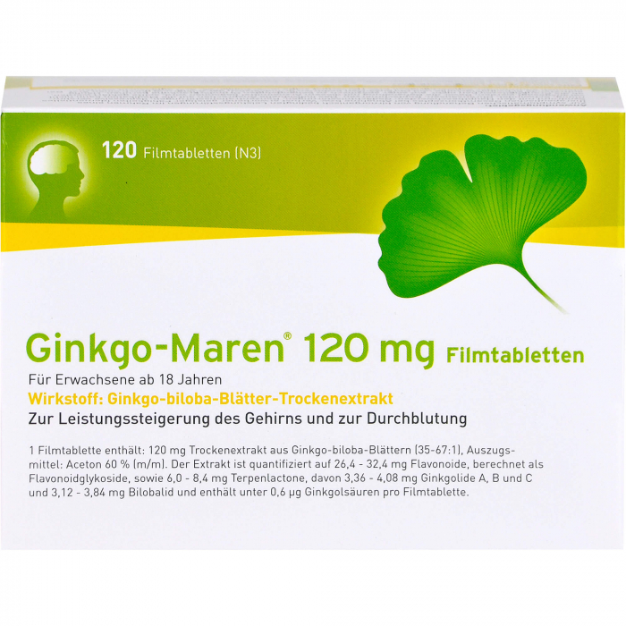 GINKGO-MAREN 120 mg Filmtabletten 120 St