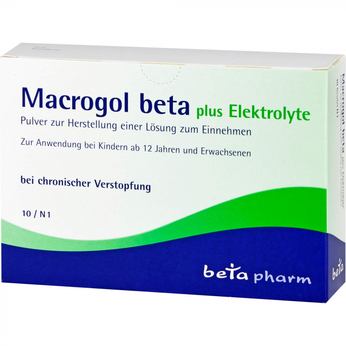 MACROGOL beta plus Elektrolyte Plv.z.H.e.L.z.Einn. 10 St