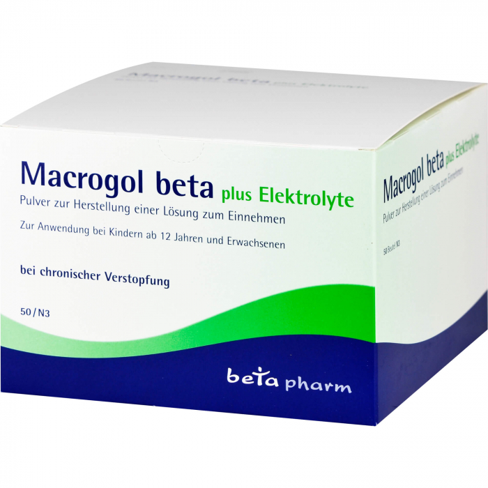 MACROGOL beta plus Elektrolyte Plv.z.H.e.L.z.Einn. 50 St