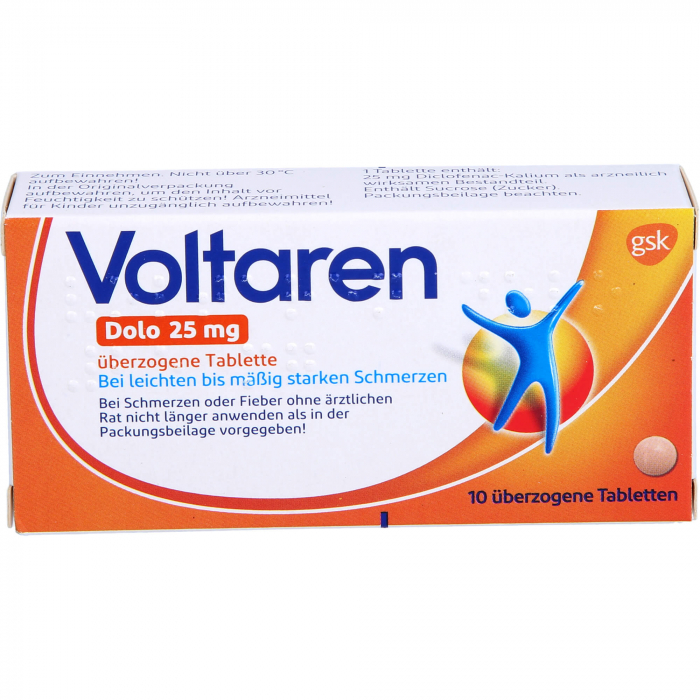 VOLTAREN Dolo 25 mg überzogene Tabletten 10 St