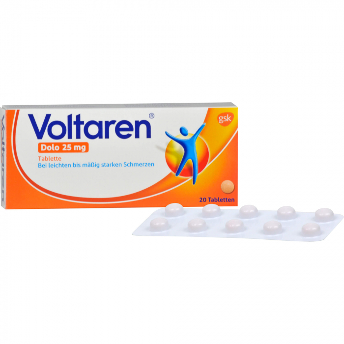 VOLTAREN Dolo 25 mg überzogene Tabletten 20 St