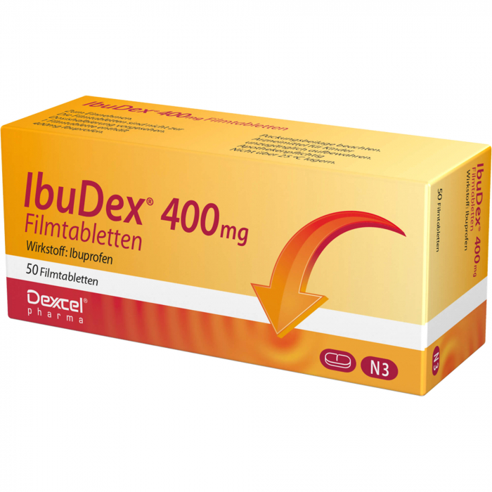 IBUDEX 400 mg Filmtabletten 50 St