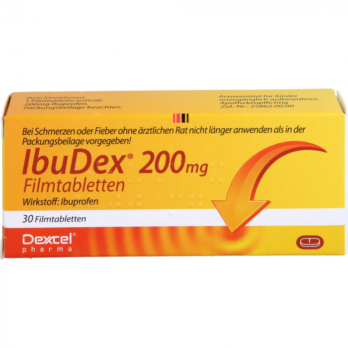 IBUDEX 200 mg Filmtabletten 30 St