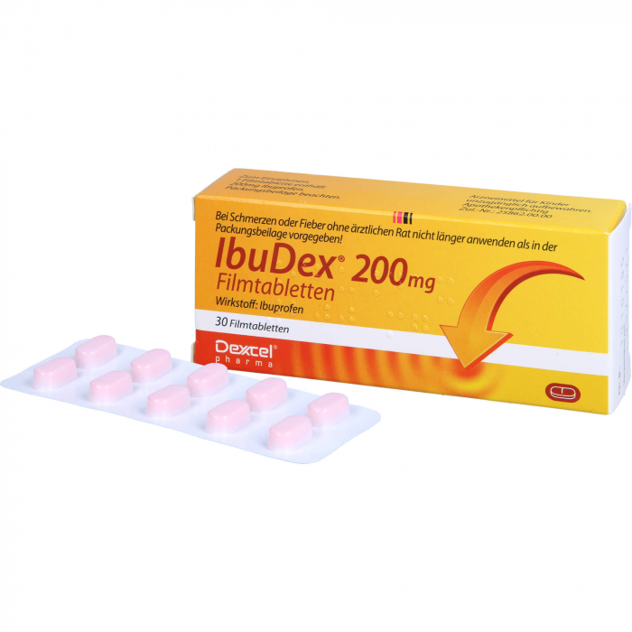 IBUDEX 200 mg Filmtabletten 30 St