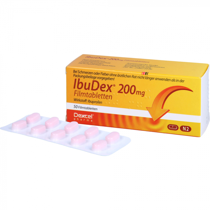 IBUDEX 200 mg Filmtabletten 50 St