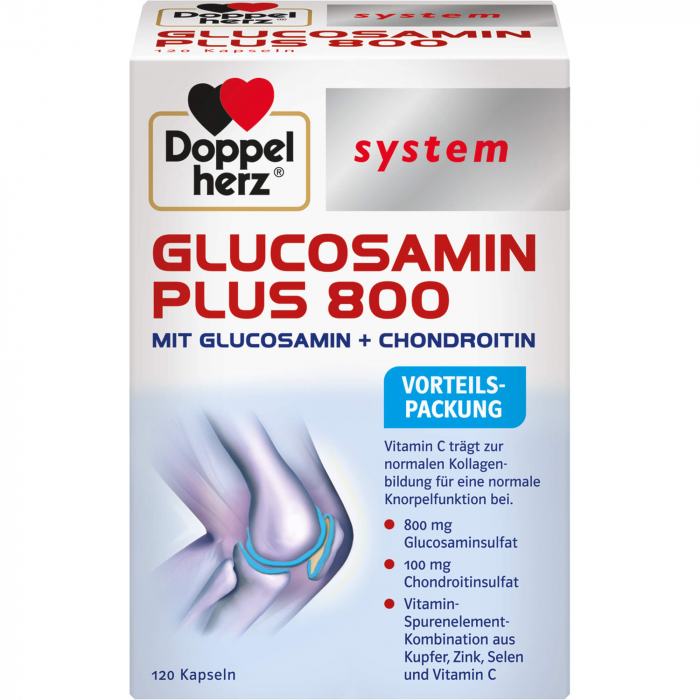 DOPPELHERZ Glucosamin Plus 800 system Kapseln 120 St