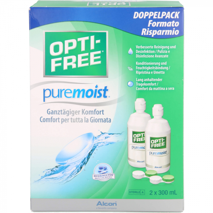 OPTI-FREE PureMoist Multifunktions-Desinf.Lsg. 2X300 ml