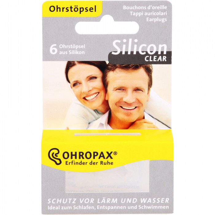 OHROPAX Silicon Clear 6 St