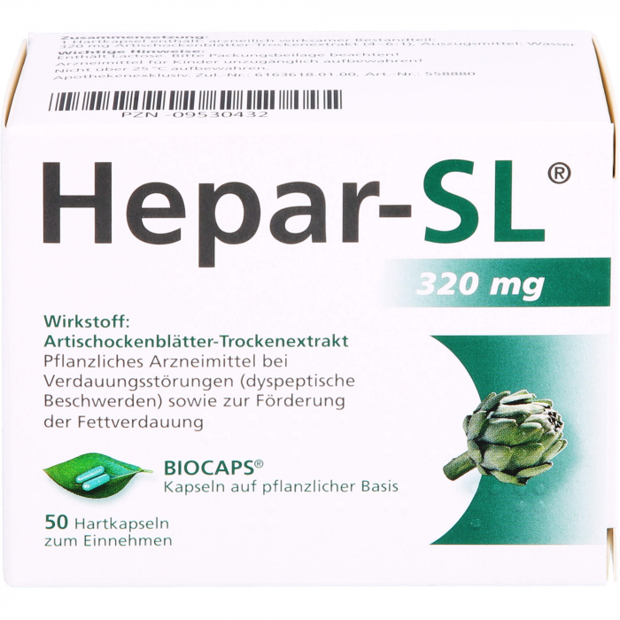 HEPAR-SL 320 mg Hartkapseln 50 St