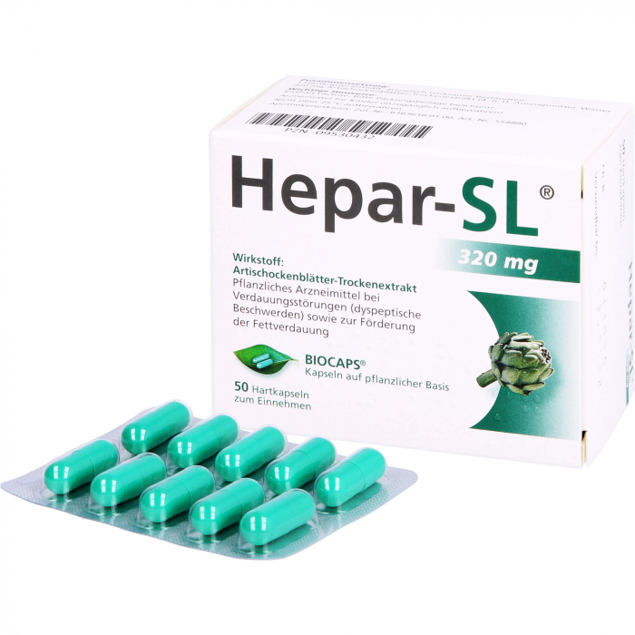 HEPAR-SL 320 mg Hartkapseln 50 St