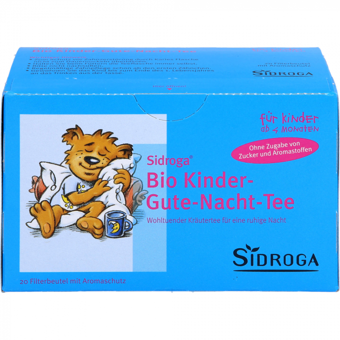 SIDROGA Bio Kinder-Gute-Nacht-Tee Filterbeutel 20X1.5 g