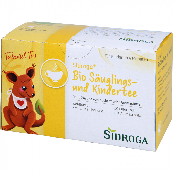 SIDROGA Bio Säuglings- und Kindertee Filterbeutel 20X1.3 g