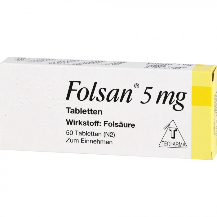 FOLSAN 5 mg Tabletten 50 St