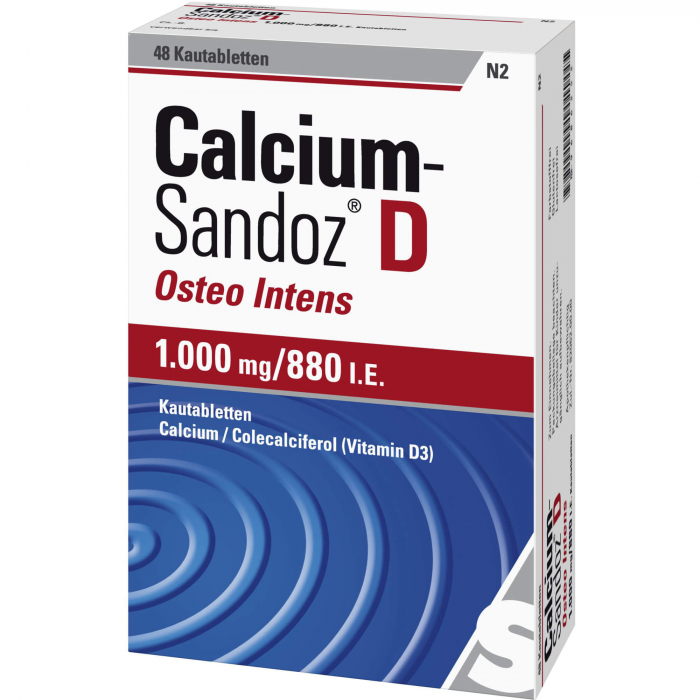 CALCIUM SANDOZ D Osteo intens Kautabletten 48 St