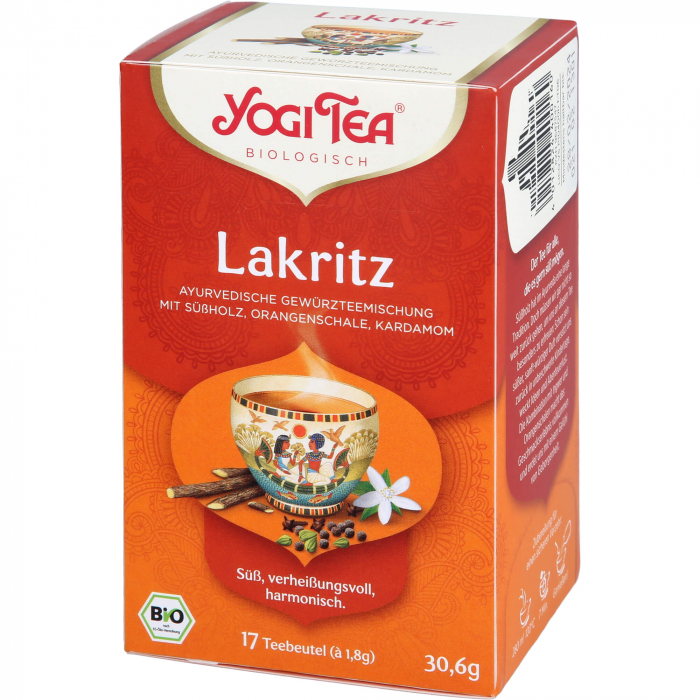 YOGI TEA Lakritz Bio Filterbeutel 17X1.8 g