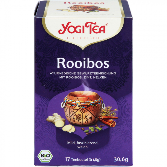 YOGI TEA Rotbusch Bio Filterbeutel 17X1.8 g