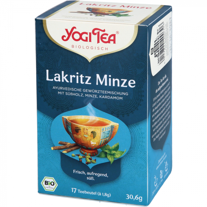 YOGI TEA Lakritz Minze Bio Filterbeutel 17X1.8 g