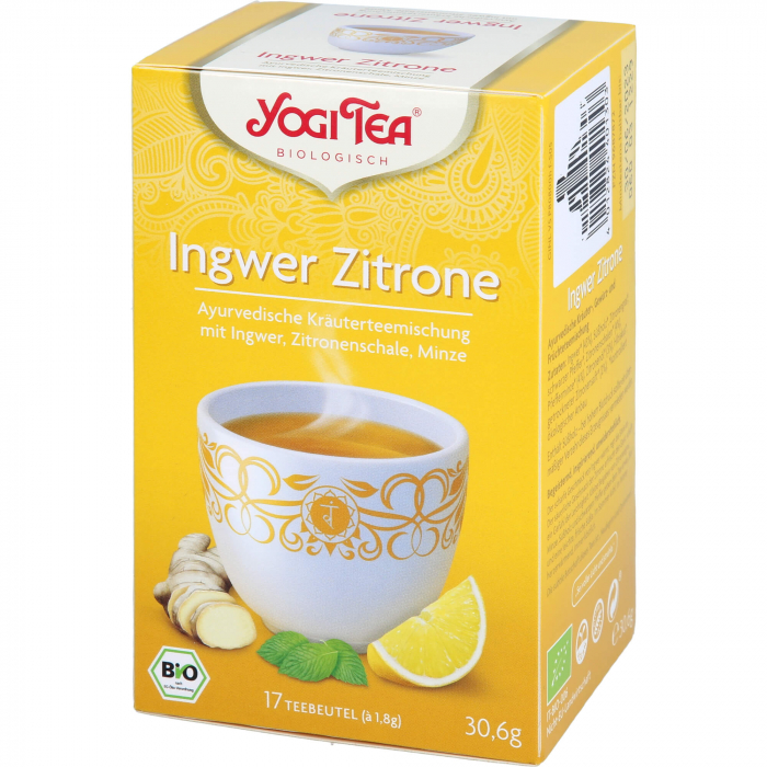 YOGI TEA Ingwer Zitrone Bio Filterbeutel 17X1.8 g