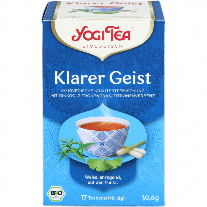 YOGI TEA Klarer Geist Bio Filterbeutel 17X1.8 g