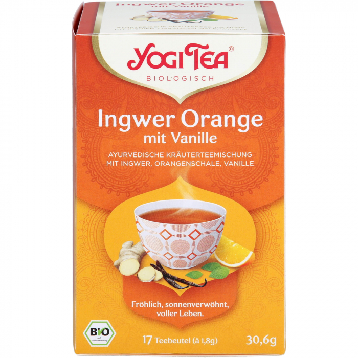 YOGI TEA Ingwer Orange mit Vanille Bio Filterbeut. 17X1.8 g