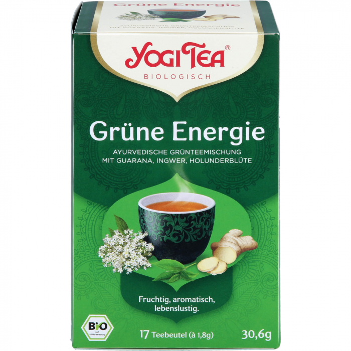 YOGI TEA Grüne Energie Bio Filterbeutel 17X1.8 g