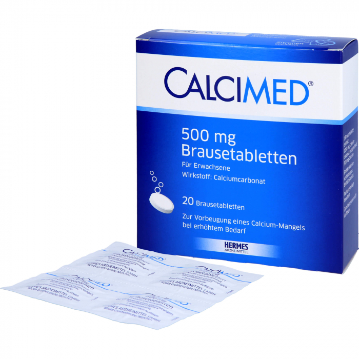 CALCIMED 500 mg Brausetabletten 20 St