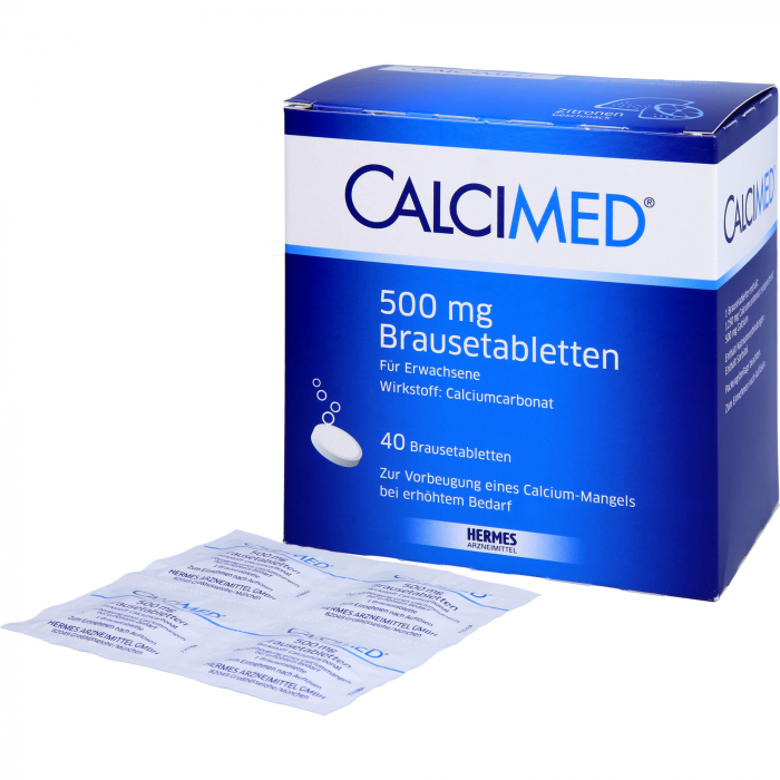 CALCIMED 500 mg Brausetabletten 40 St