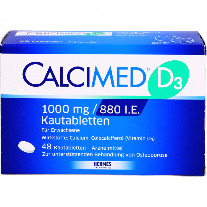 CALCIMED D3 1000 mg/880 I.E. Kautabletten 48 St