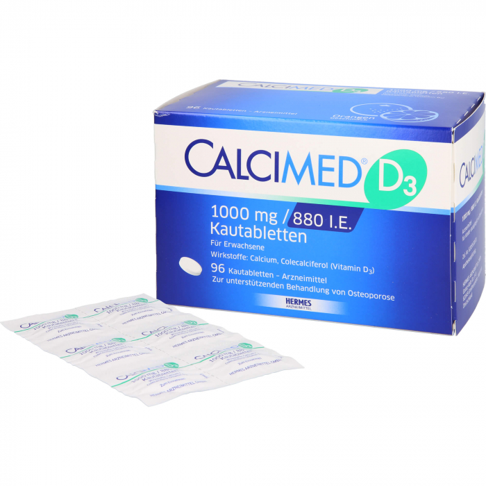CALCIMED D3 1000 mg/880 I.E. Kautabletten 96 St