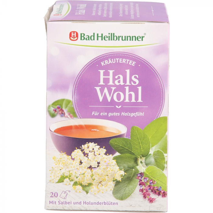 BAD HEILBRUNNER Kräutertee Hals Wohl Filterbeutel 20X2.0 g