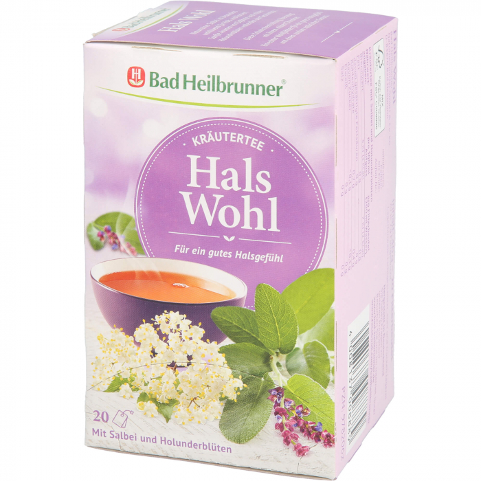 BAD HEILBRUNNER Kräutertee Hals Wohl Filterbeutel 20X2.0 g