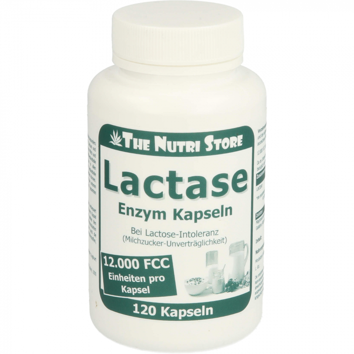 LACTASE 12.000 FCC Enzym Kapseln 120 St