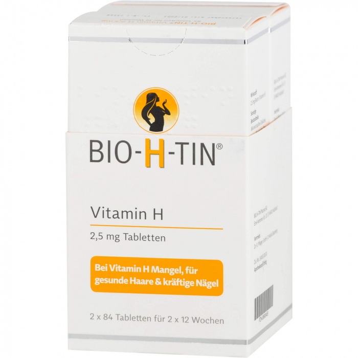 BIO-H-TIN Vitamin H 2,5 mg für 2x12 Wochen Tabl. 2X84 St