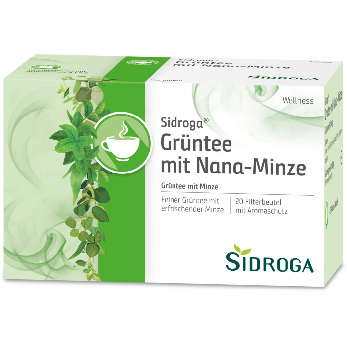 SIDROGA Wellness Grüntee m. Nana-Minze Filterb. 20X1.5 g
