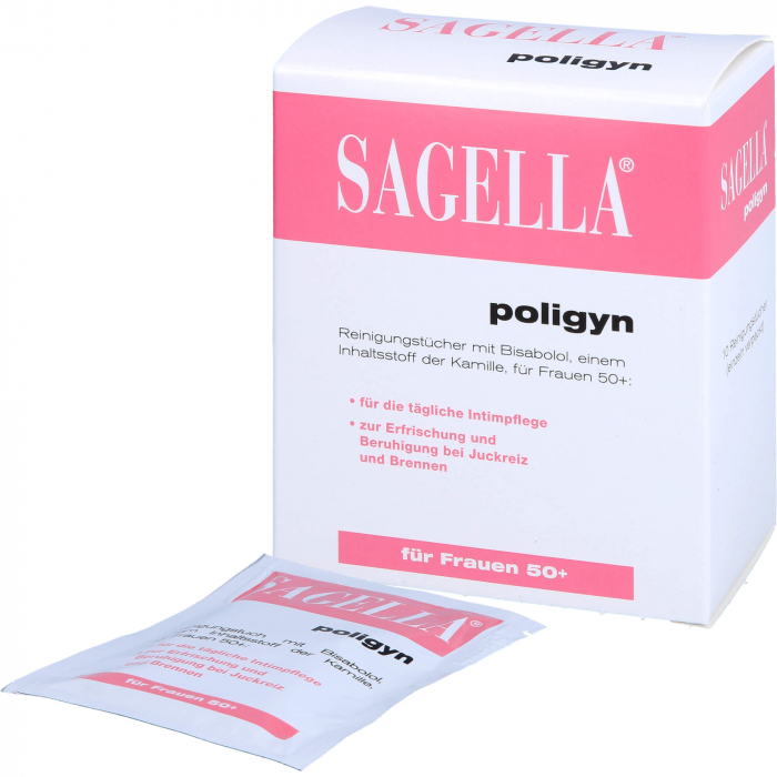 SAGELLA poligyn Reinigunstücher f.die Intimpflege 10 St