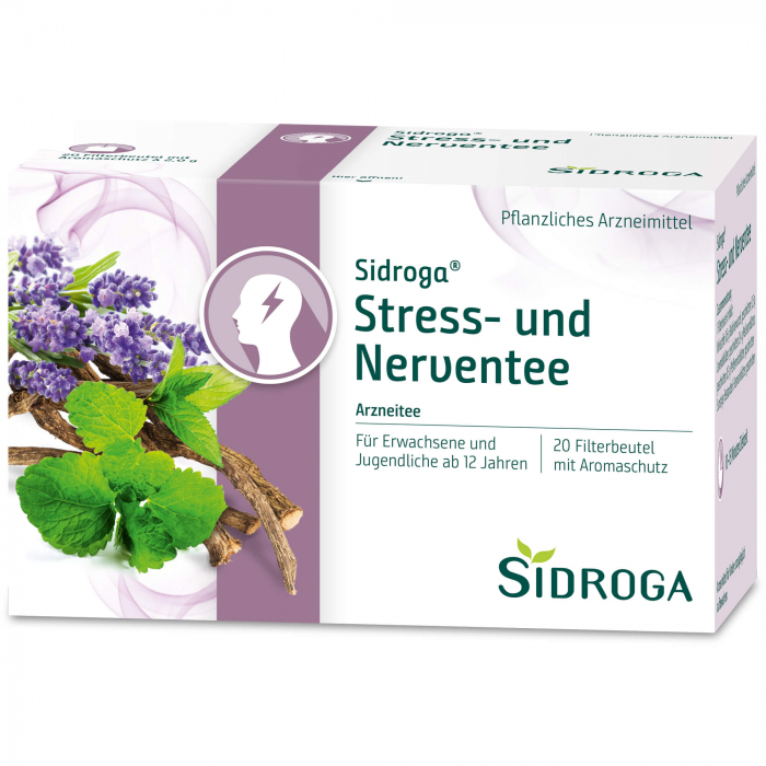 SIDROGA Stress- und Nerventee Filterbeutel 20X2.0 g